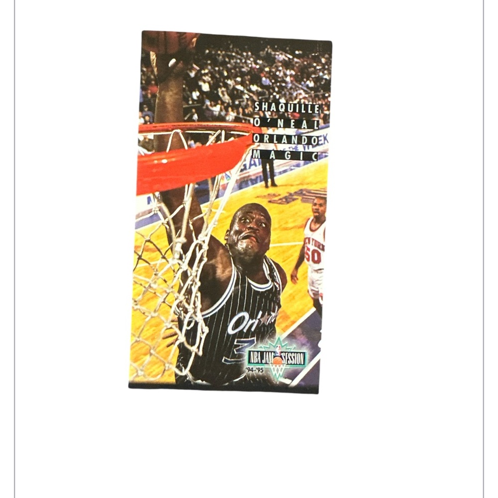 Shaquille O'Neal Orlando Magic Trading Card jumbo Rc mint condition rare